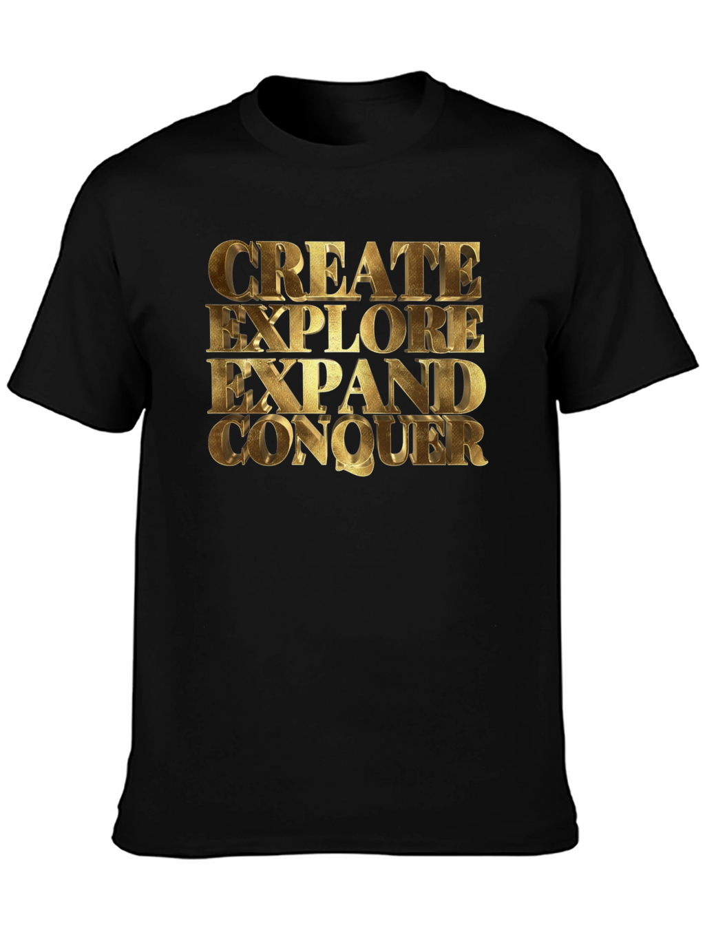 Create Explore Conquer Graphic Tee