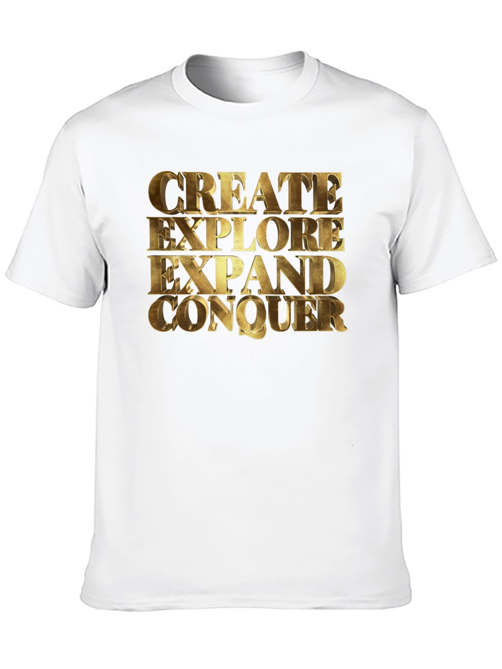 Create Explore Conquer Graphic Tee