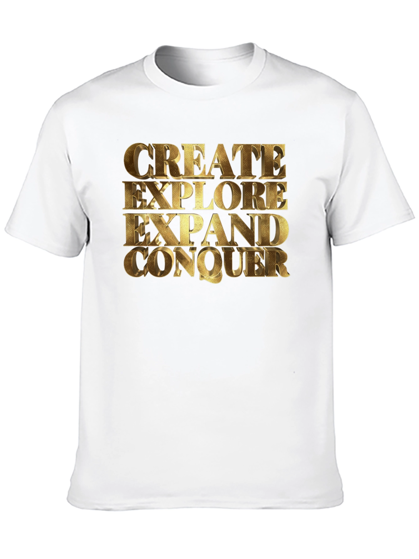 Create Explore Conquer Graphic Tee