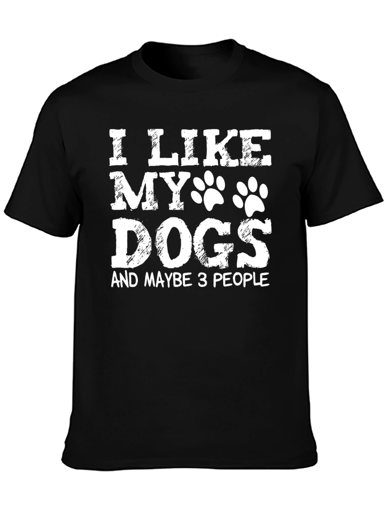 I Like My Dogs & Maybe 3 People T-Shirt