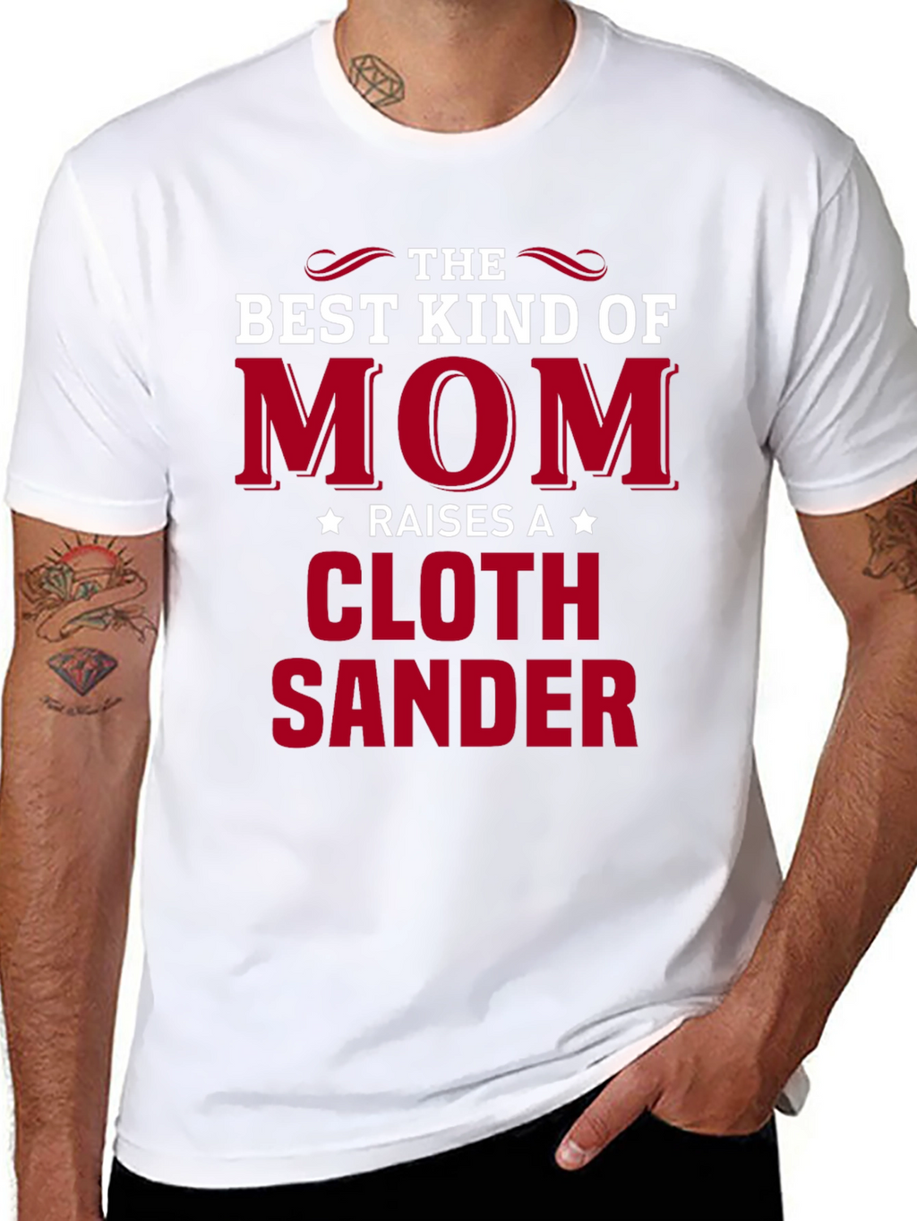 Best Kind of Mom Cloth Sander T-Shirt