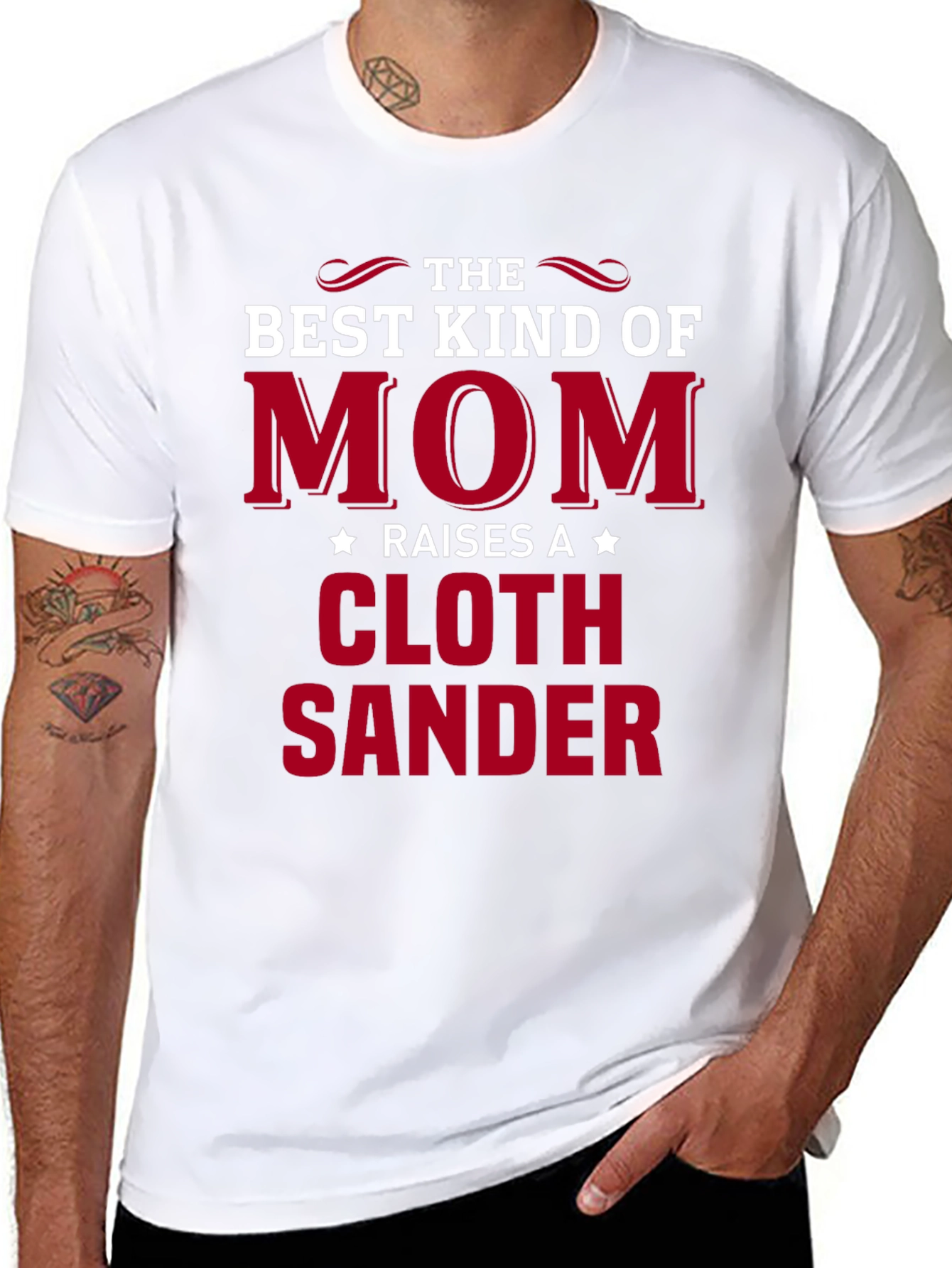 Best Kind of Mom Cloth Sander T-Shirt
