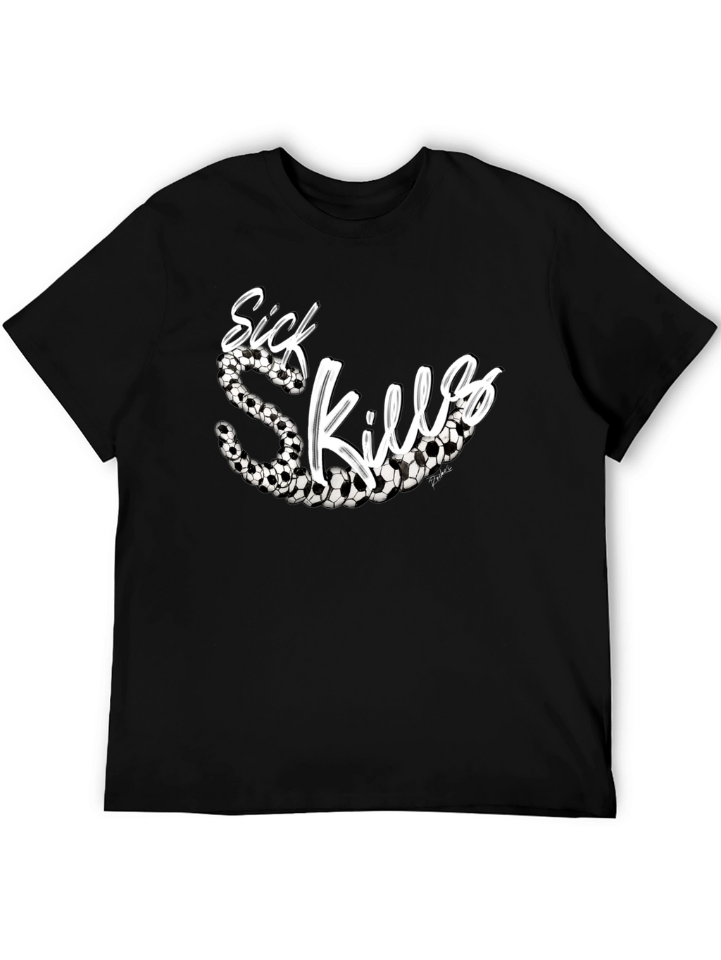 Sick Skills Soccer T-Shirt - Black