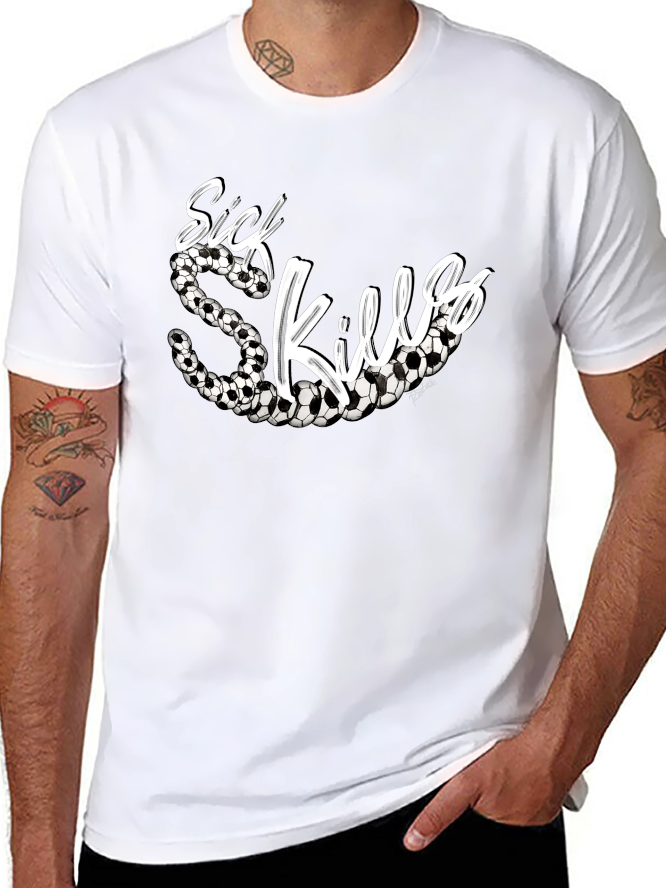 Sick Skills Soccer T-Shirt - Black