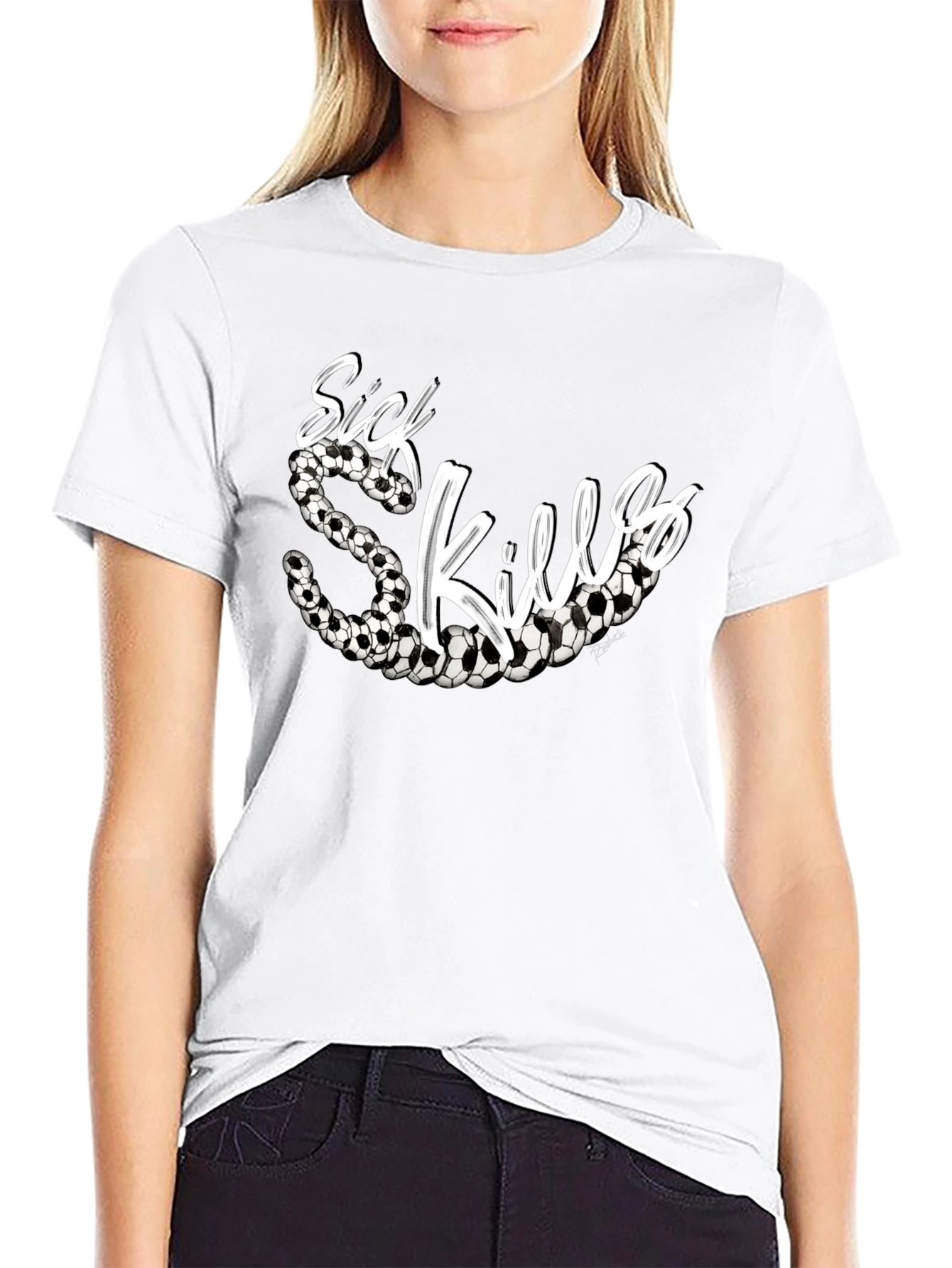 Sick Skills Soccer T-Shirt - Black