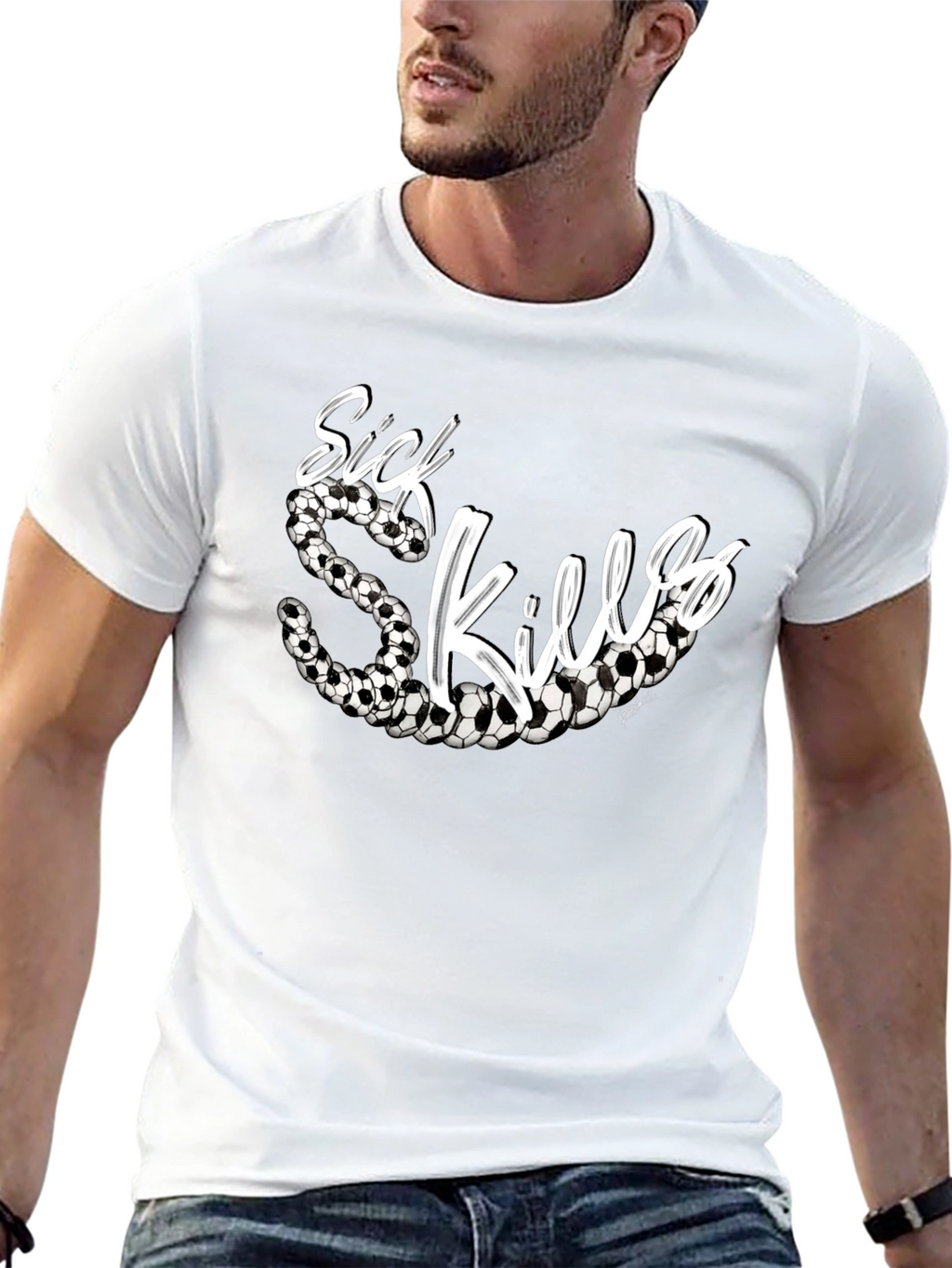 Sick Skills Soccer T-Shirt - Black