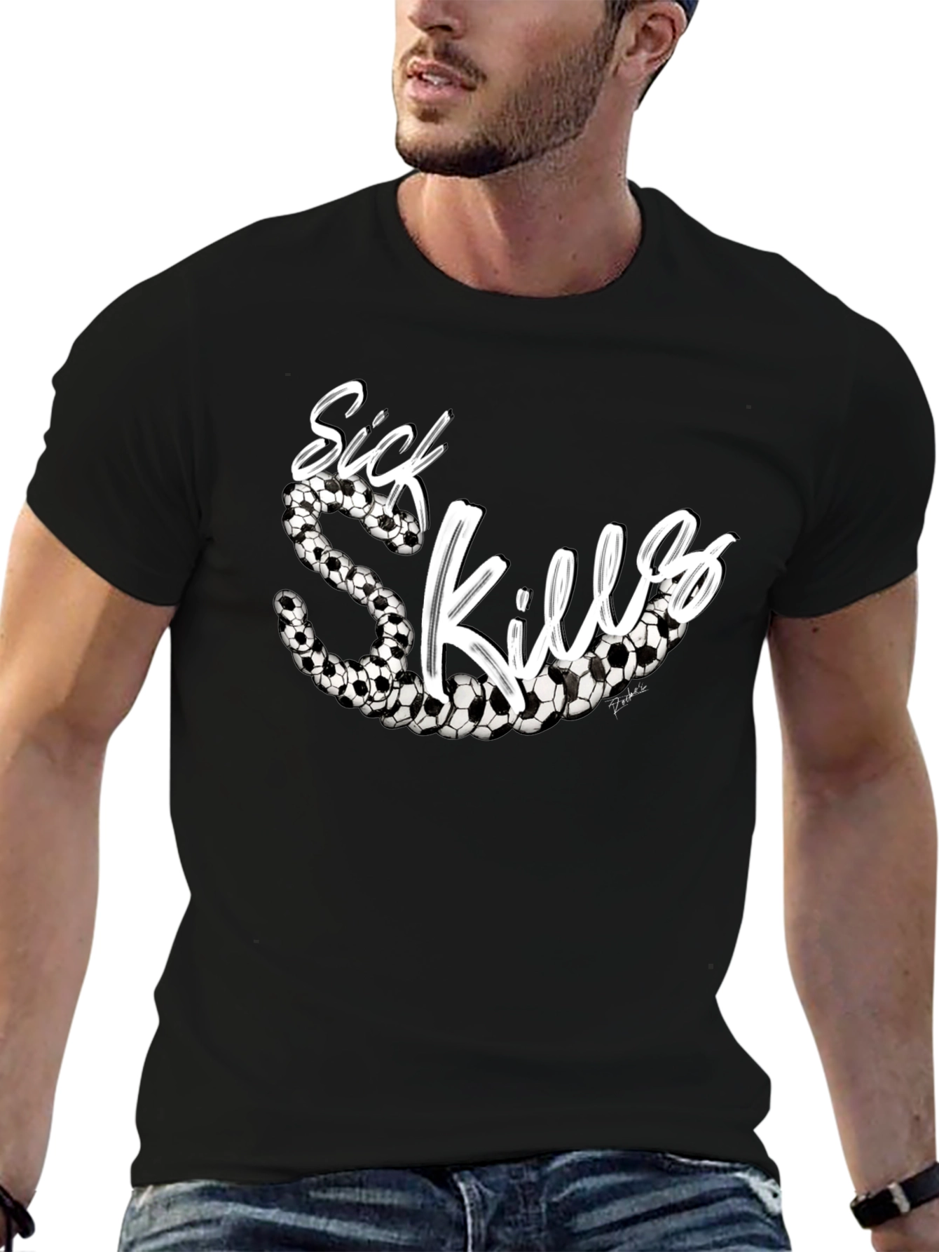 Sick Skills Soccer T-Shirt - Black