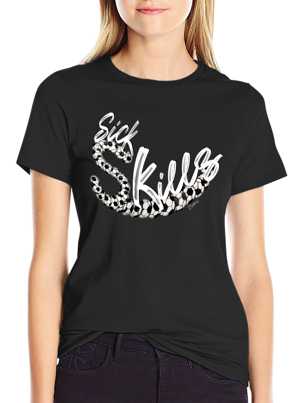 Sick Skills Soccer T-Shirt - Black