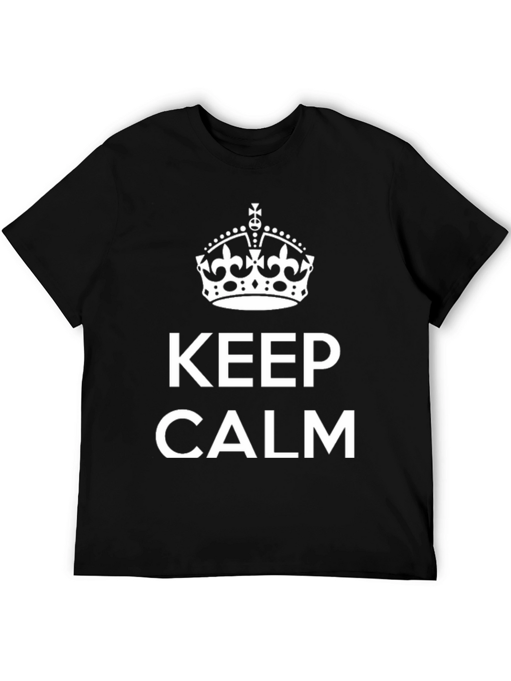 Keep Calm Graphic Tee - Classic Design
