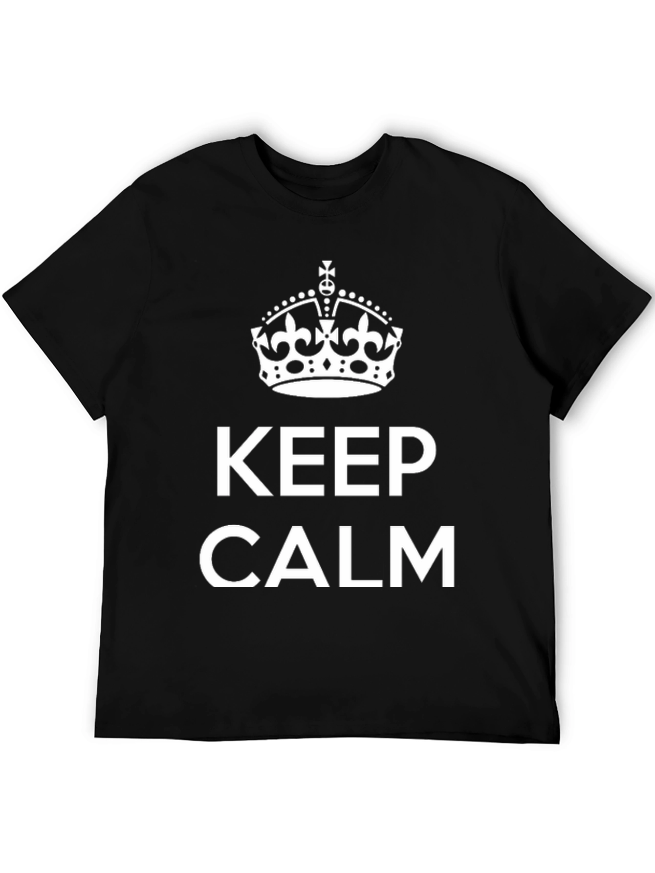 Keep Calm Graphic Tee - Classic Design