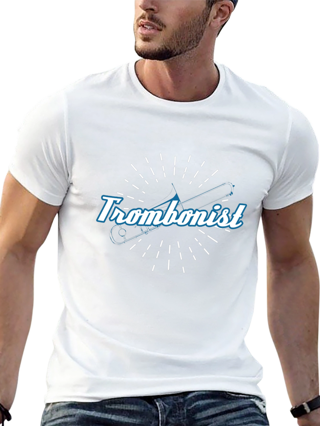 Trombonist Graphic T-Shirt - Music Lover Tee