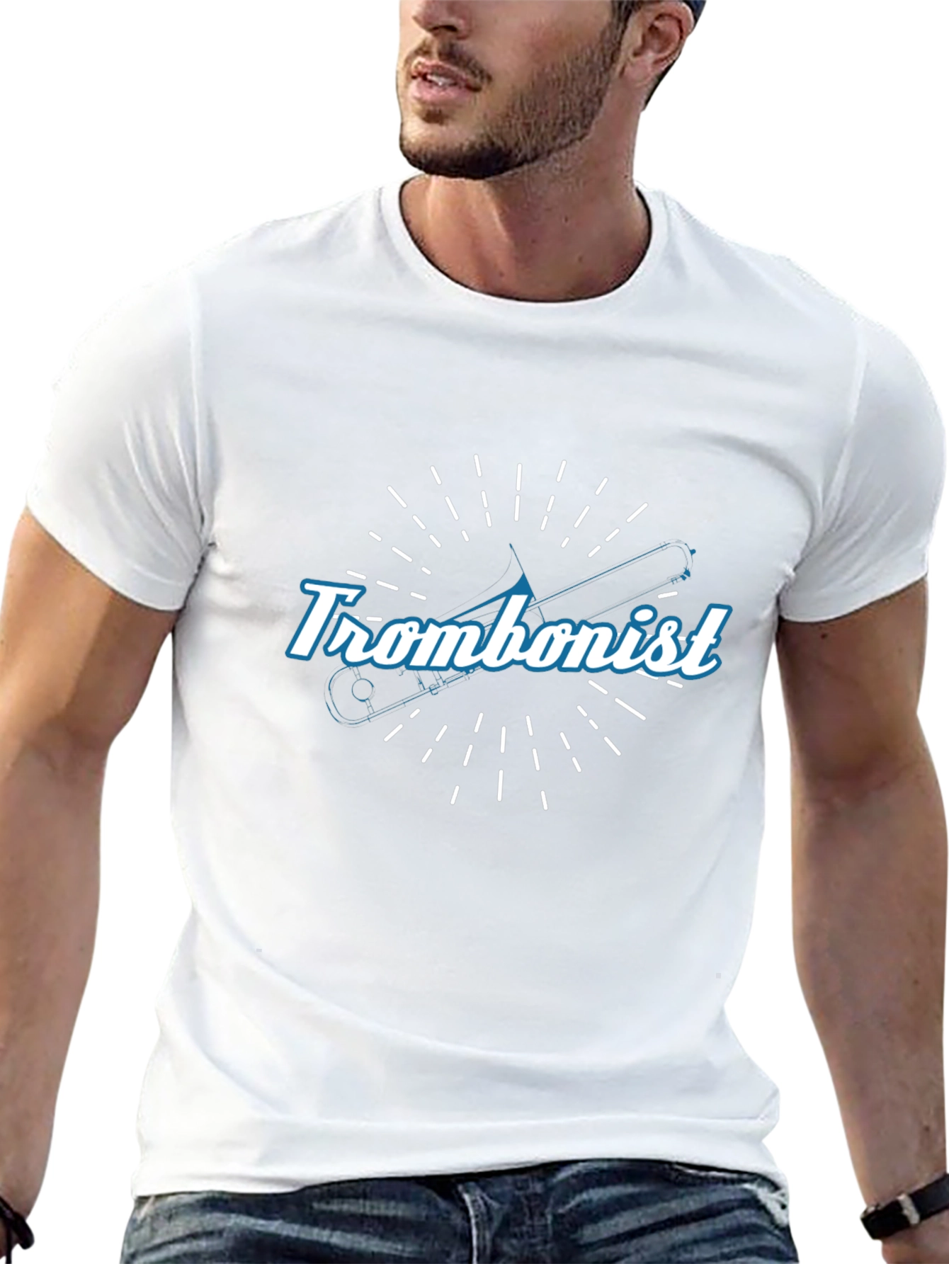 Trombonist Graphic T-Shirt - Music Lover Tee