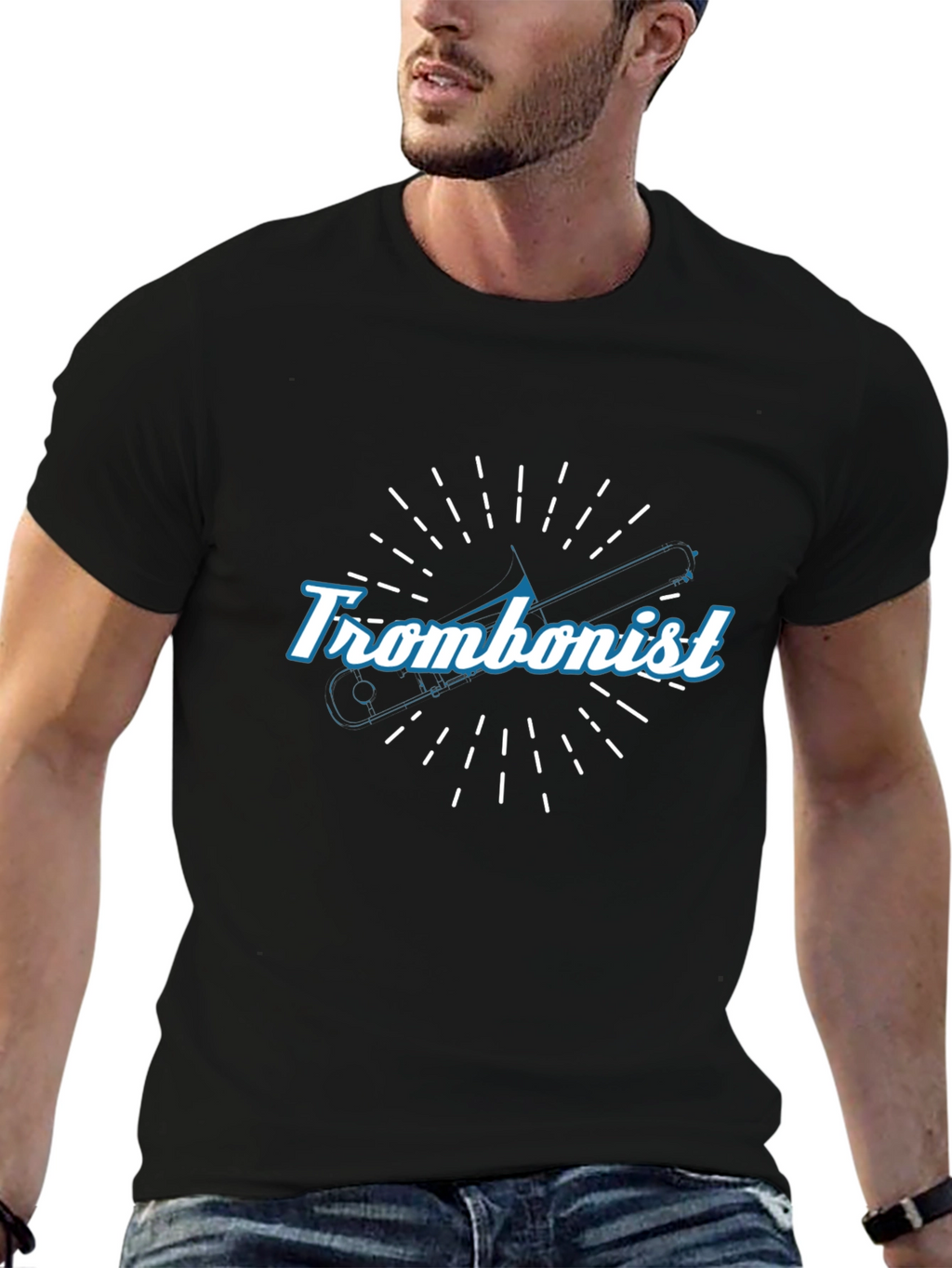 Trombonist Graphic T-Shirt - Music Lover Tee