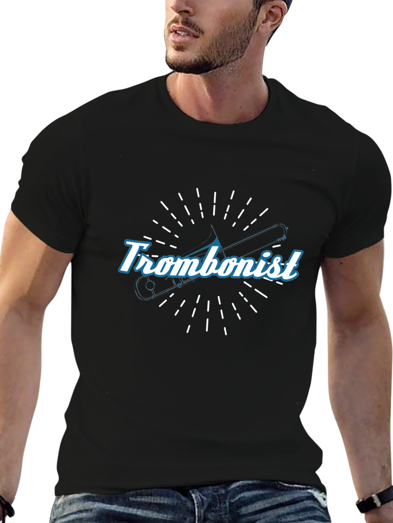 Trombonist Graphic T-Shirt - Music Lover Tee