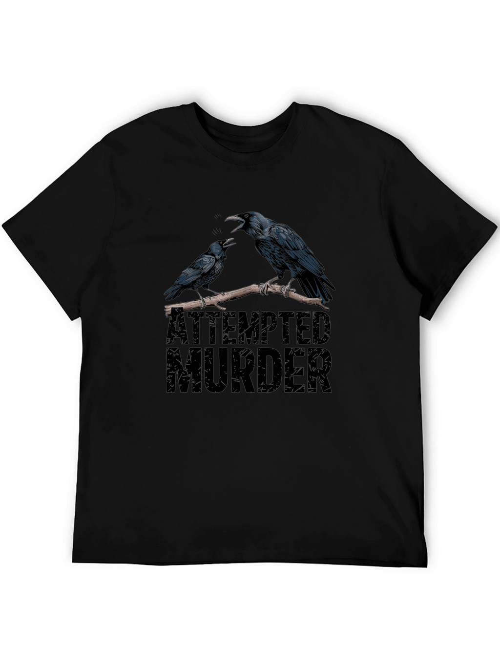 Attempted Murder Raven Graphic Tee
