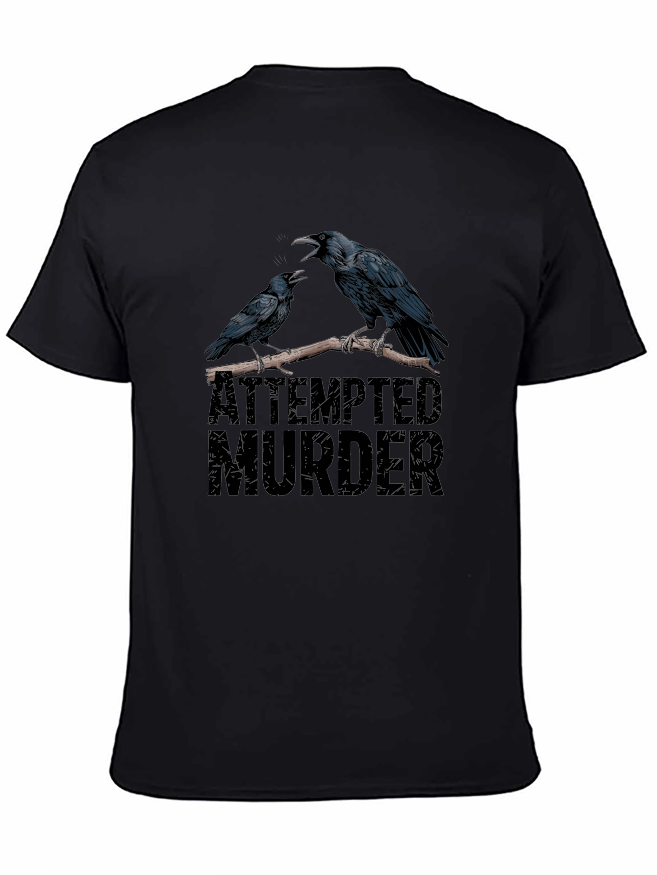 Attempted Murder Raven Graphic Tee