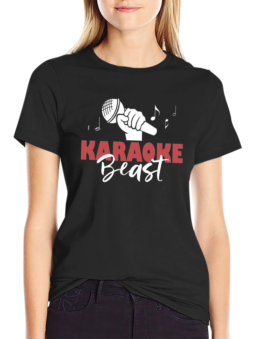 Karaoke Beast Graphic T-Shirt