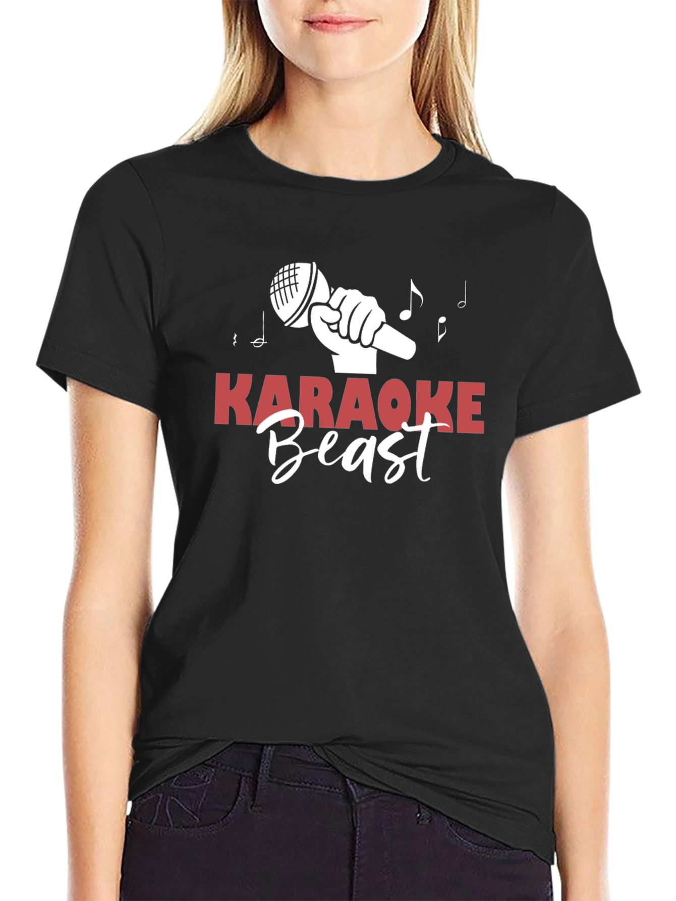 Karaoke Beast Graphic T-Shirt