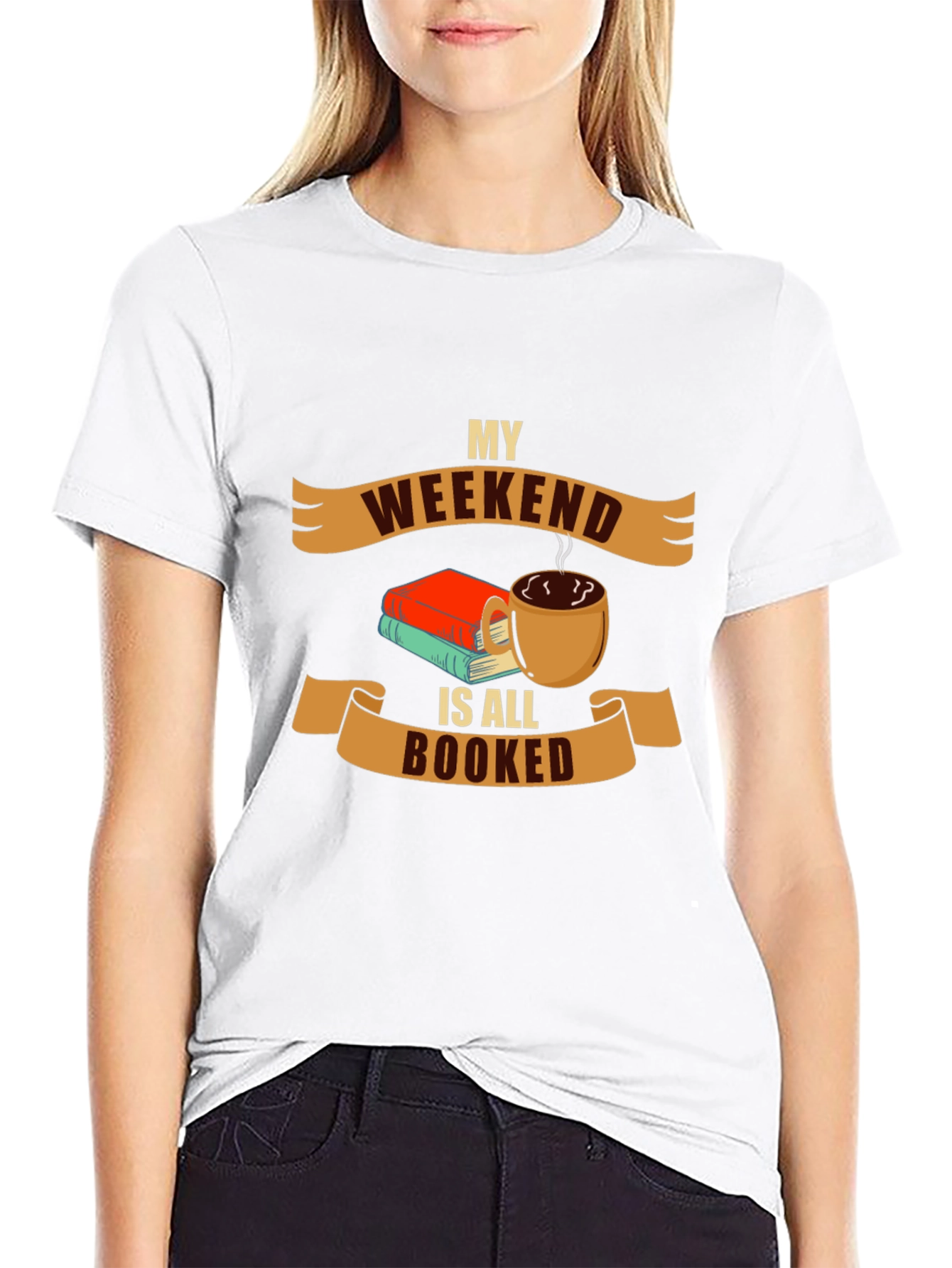 Weekend Booked T-Shirt - Book Lover Apparel