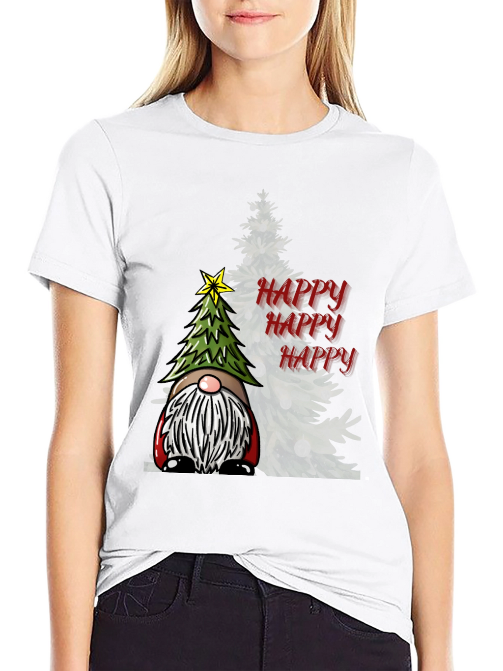 Happy Gnome Christmas T-Shirt