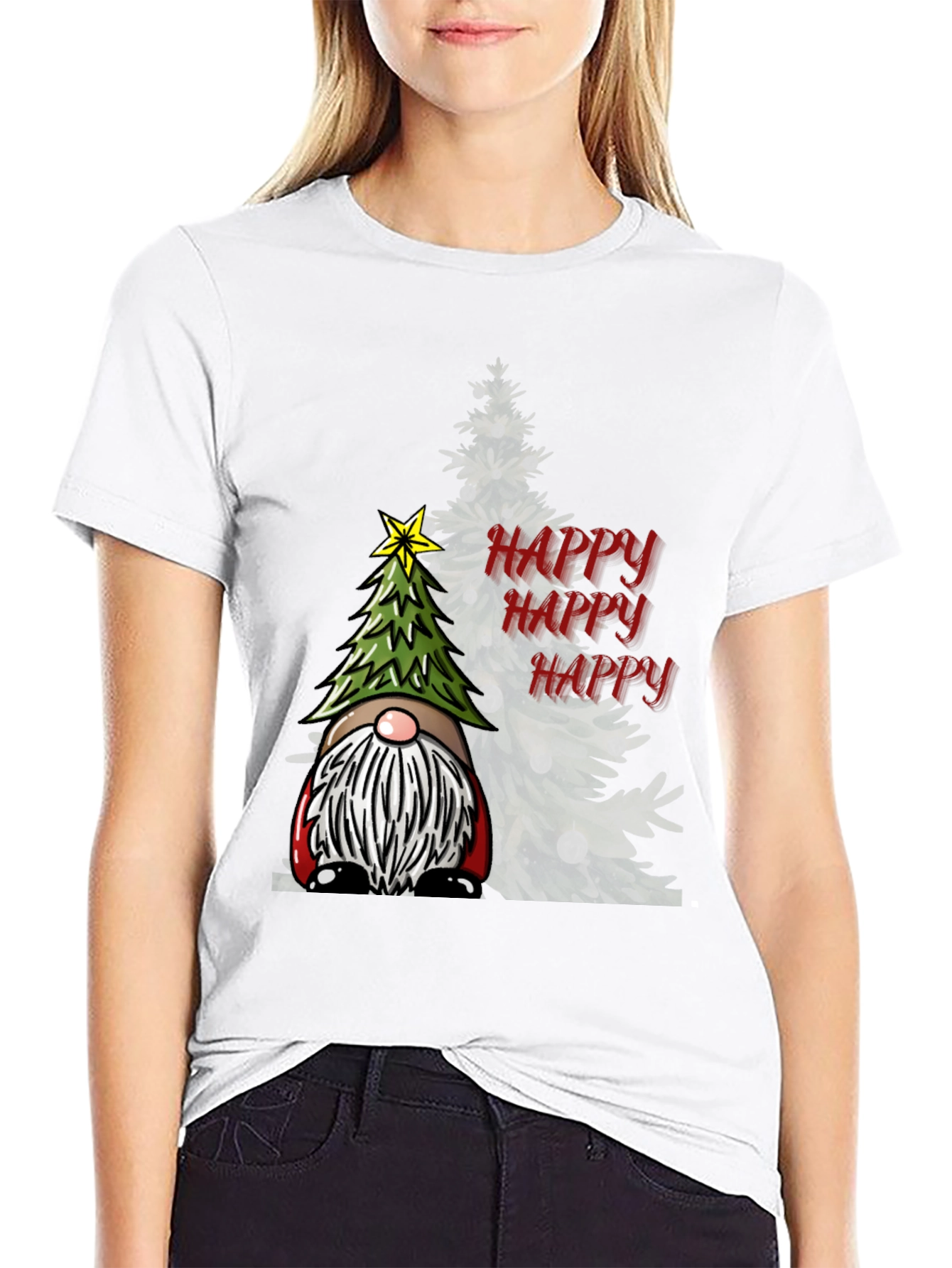 Happy Gnome Christmas T-Shirt