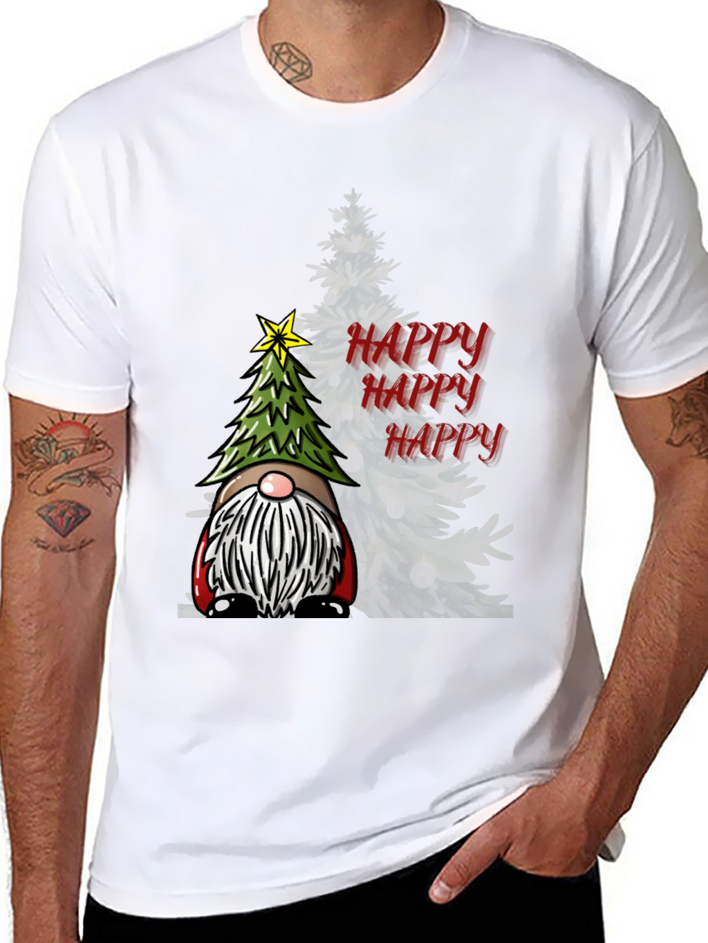 Happy Gnome Christmas T-Shirt