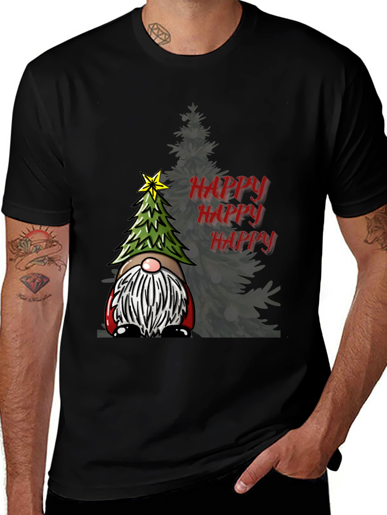 Happy Gnome Christmas T-Shirt
