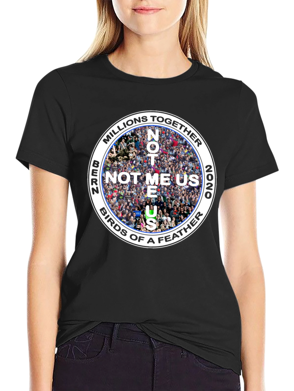 Bernie Sanders Not Me Us Graphic T-Shirt