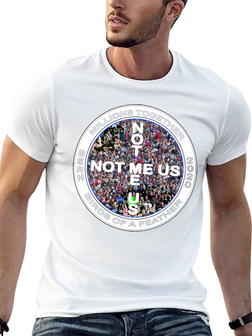 Bernie Sanders Not Me Us Graphic T-Shirt