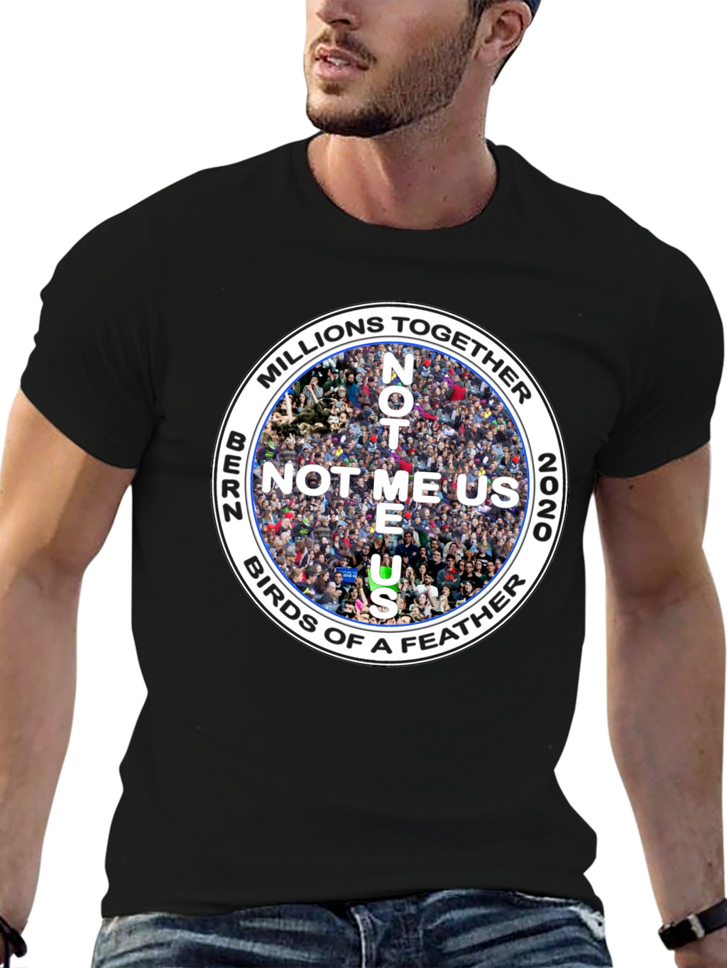 Bernie Sanders Not Me Us Graphic T-Shirt