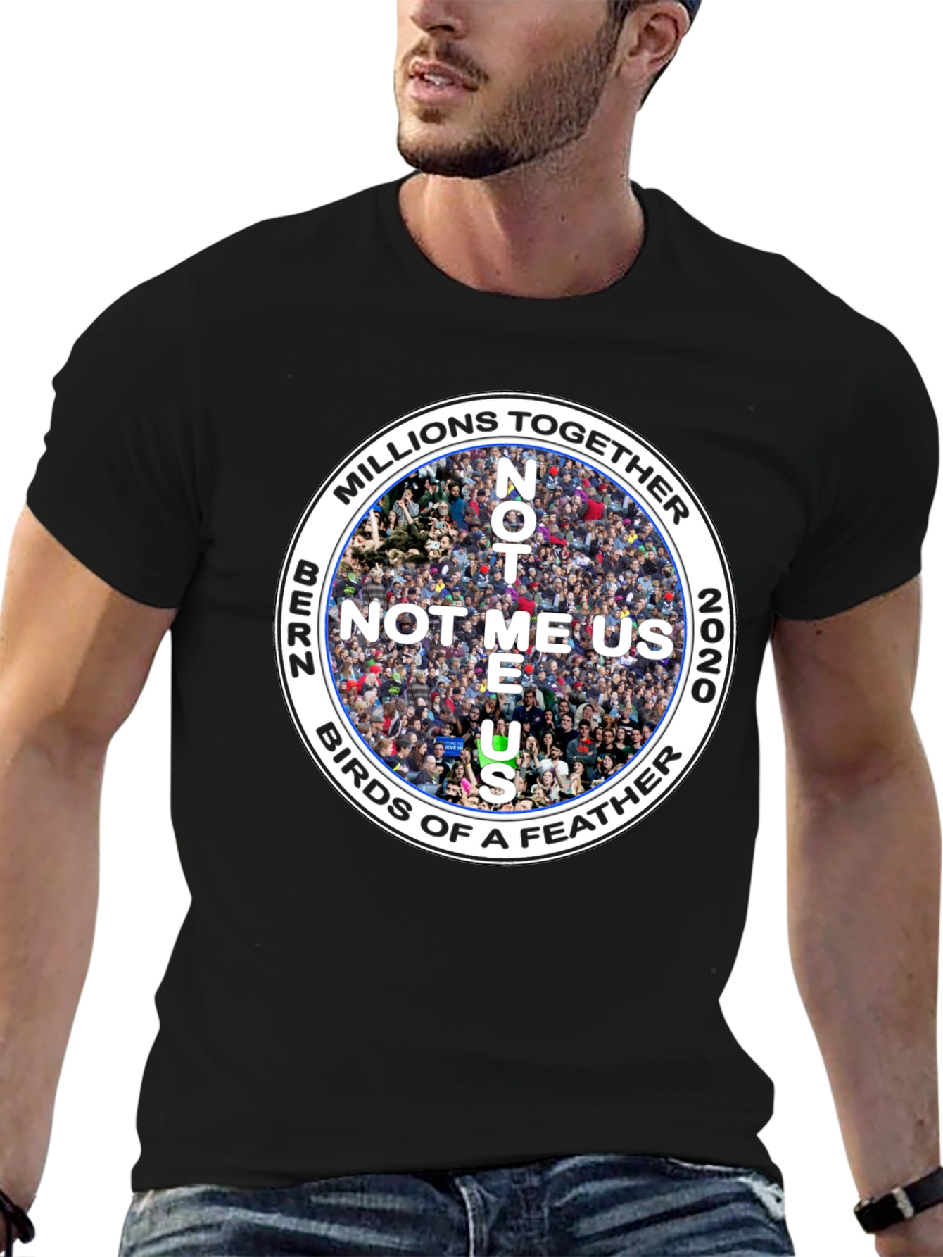 Bernie Sanders Not Me Us Graphic T-Shirt