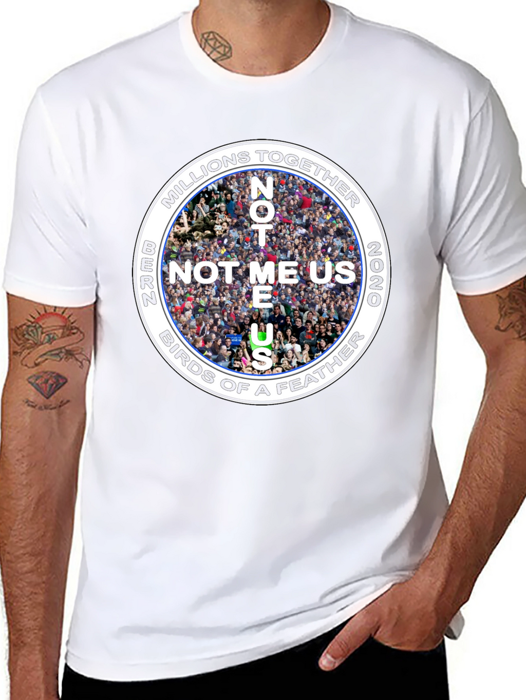 Bernie Sanders Not Me Us Graphic T-Shirt