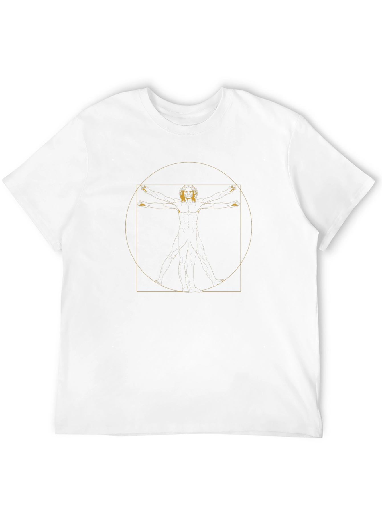 Vitruvian Man Graphic Black T-Shirt