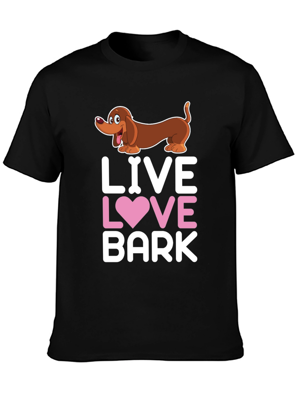 Live Love Bark Dog T-Shirt