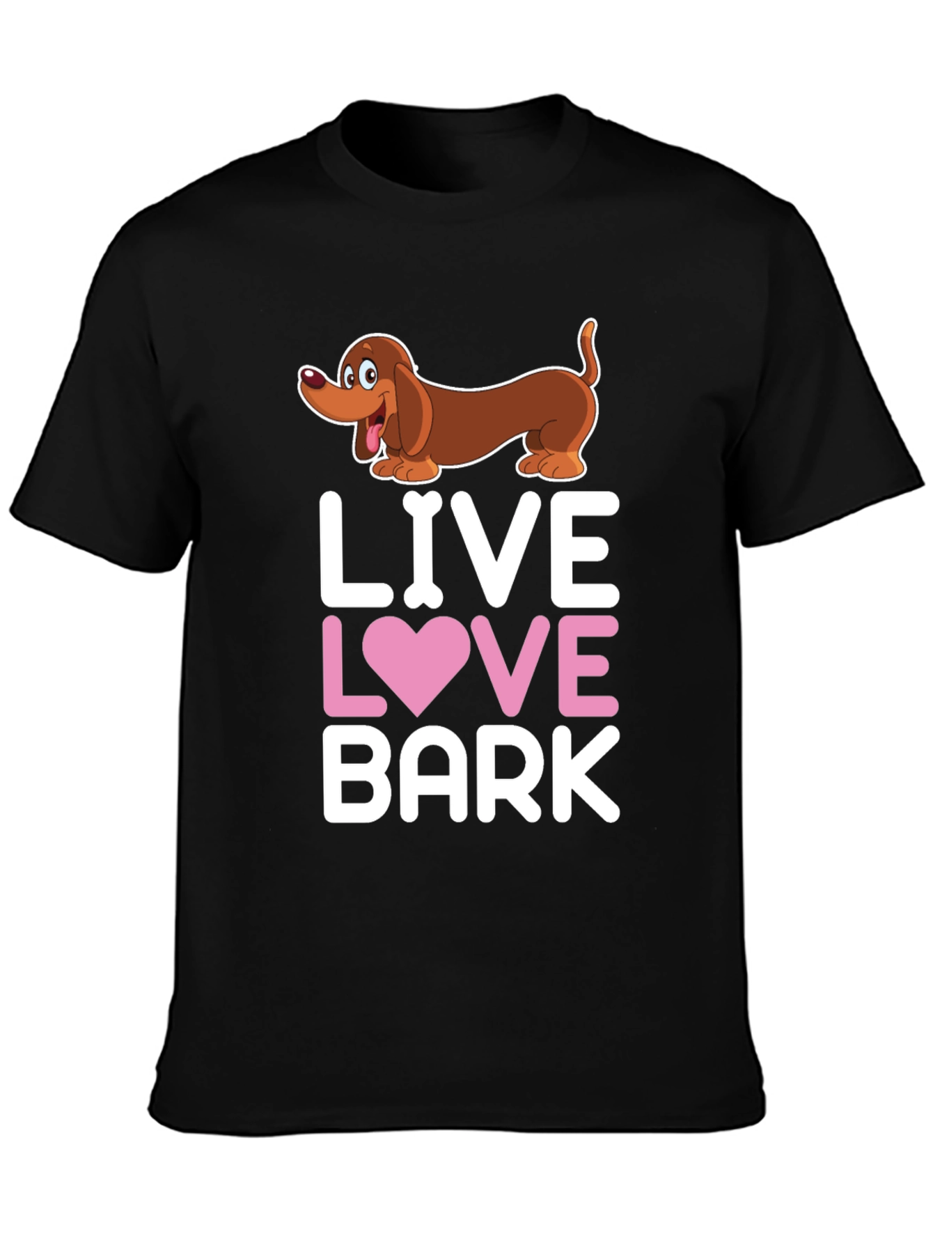 Live Love Bark Dog T-Shirt