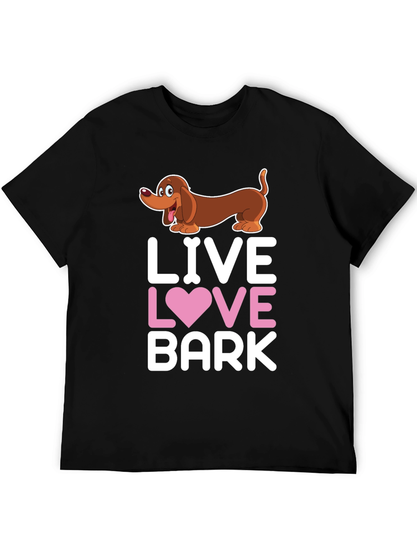Live Love Bark Dog T-Shirt