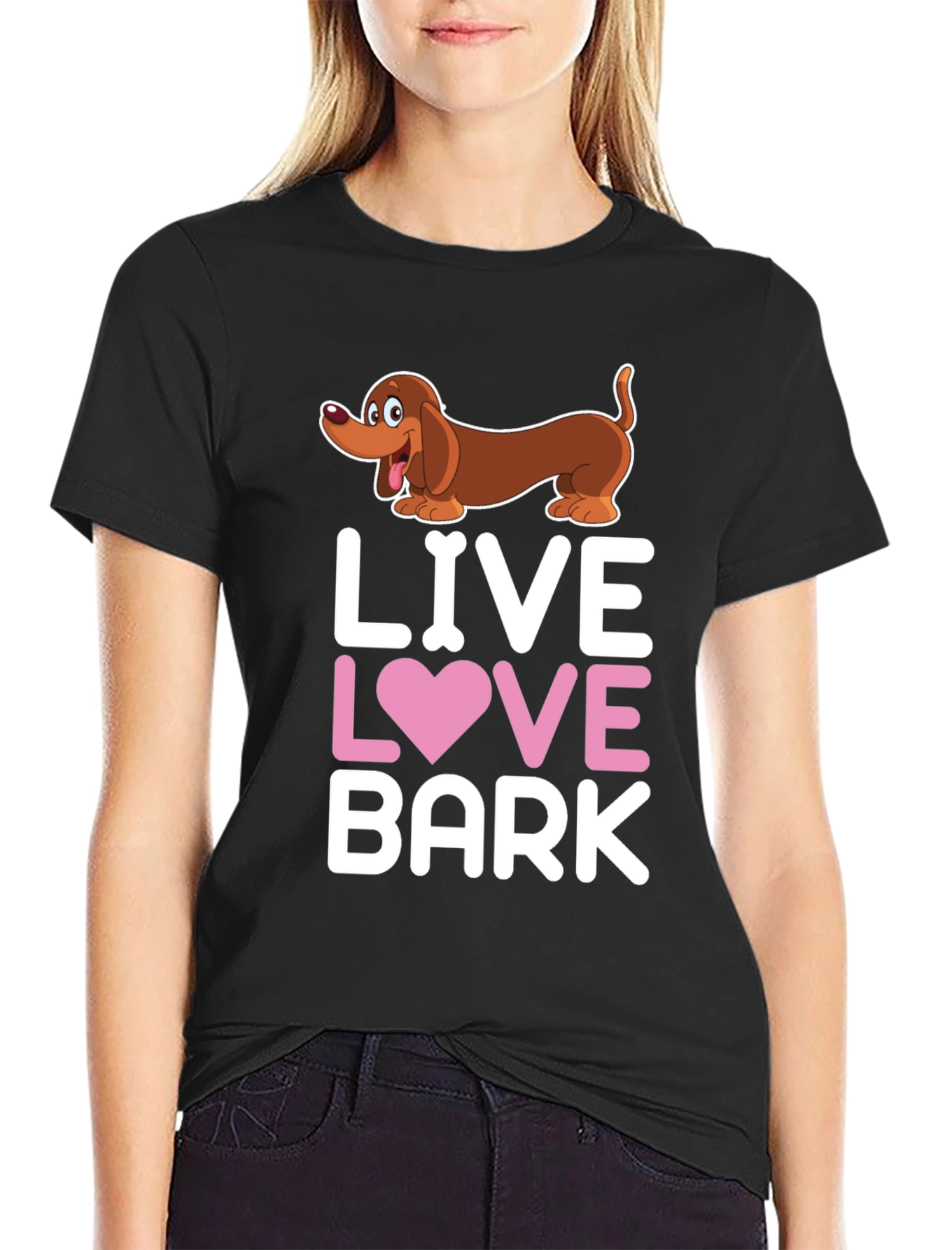 Live Love Bark Dog T-Shirt