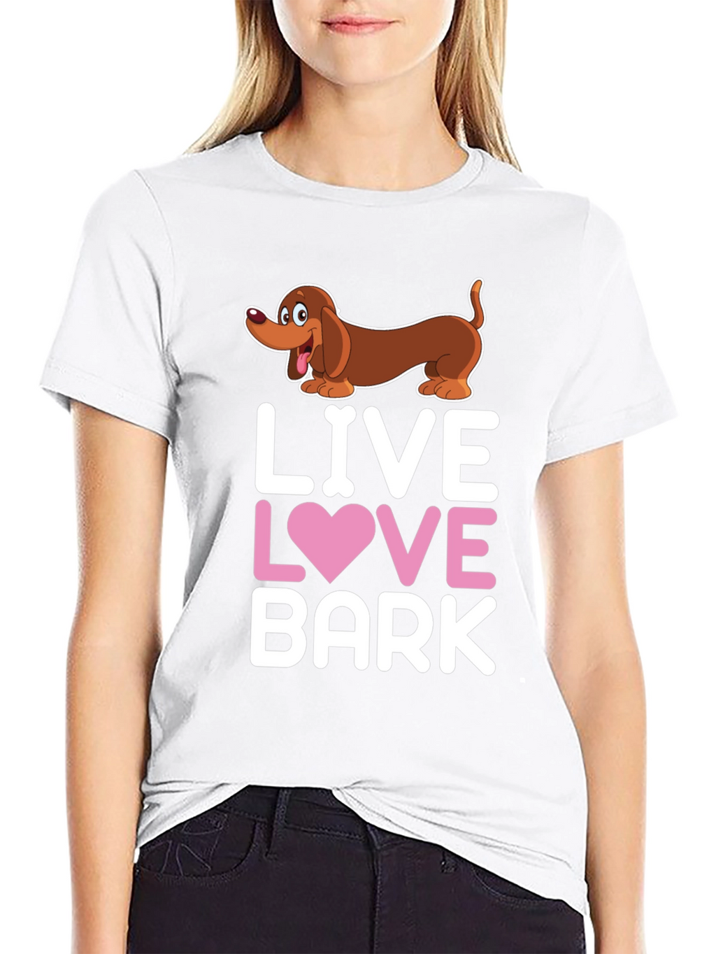 Live Love Bark Dog T-Shirt