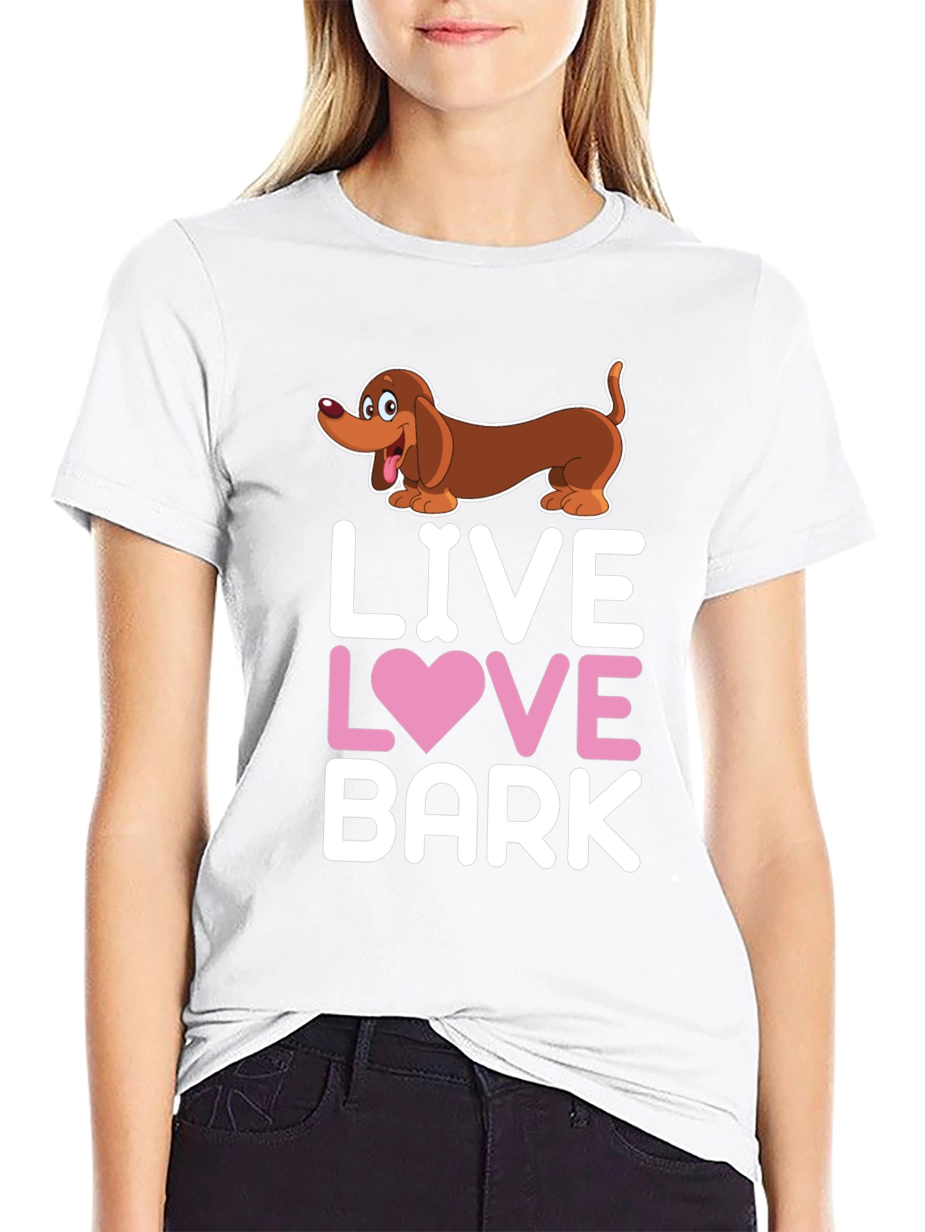 Live Love Bark Dog T-Shirt