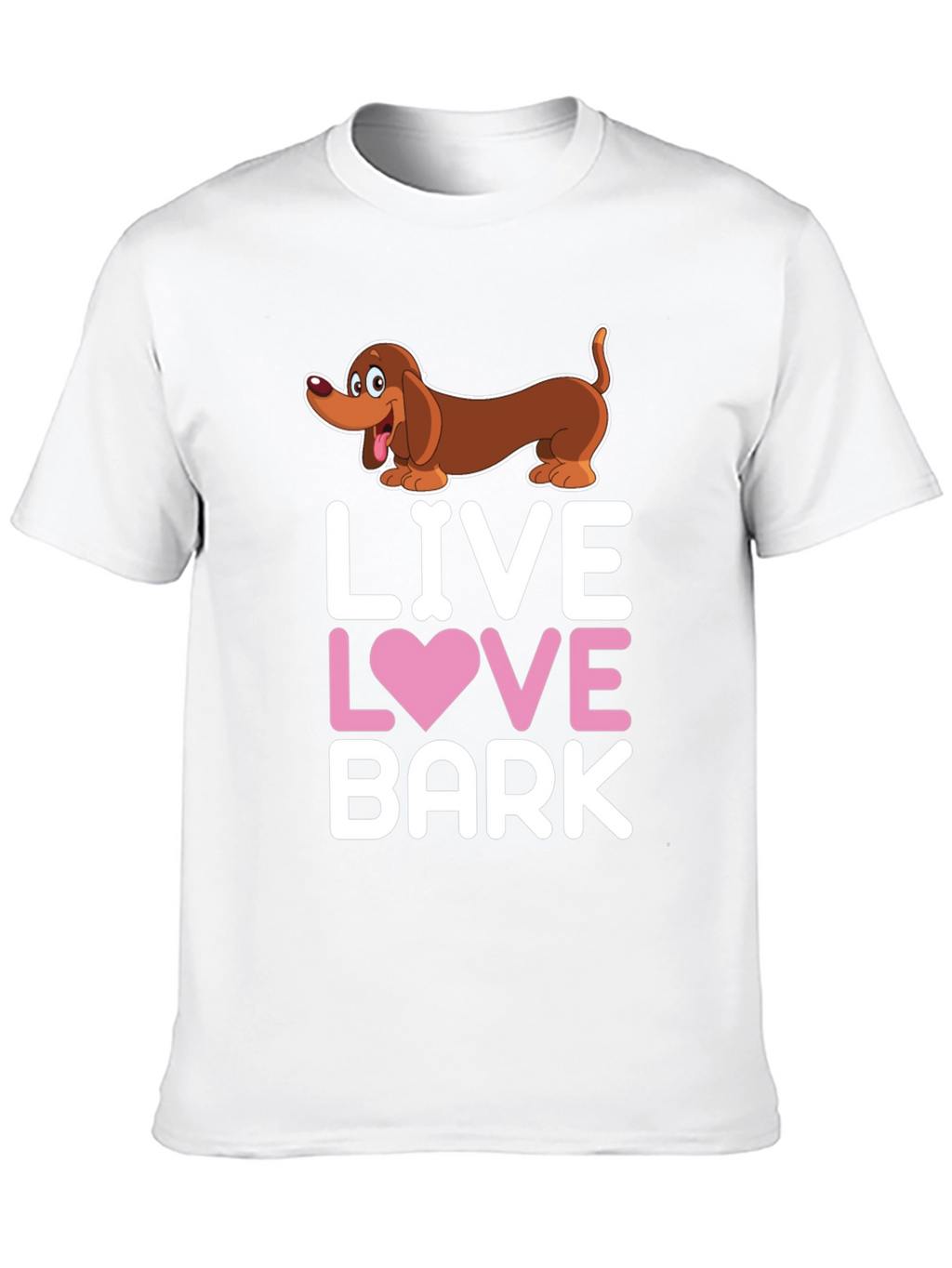 Live Love Bark Dog T-Shirt