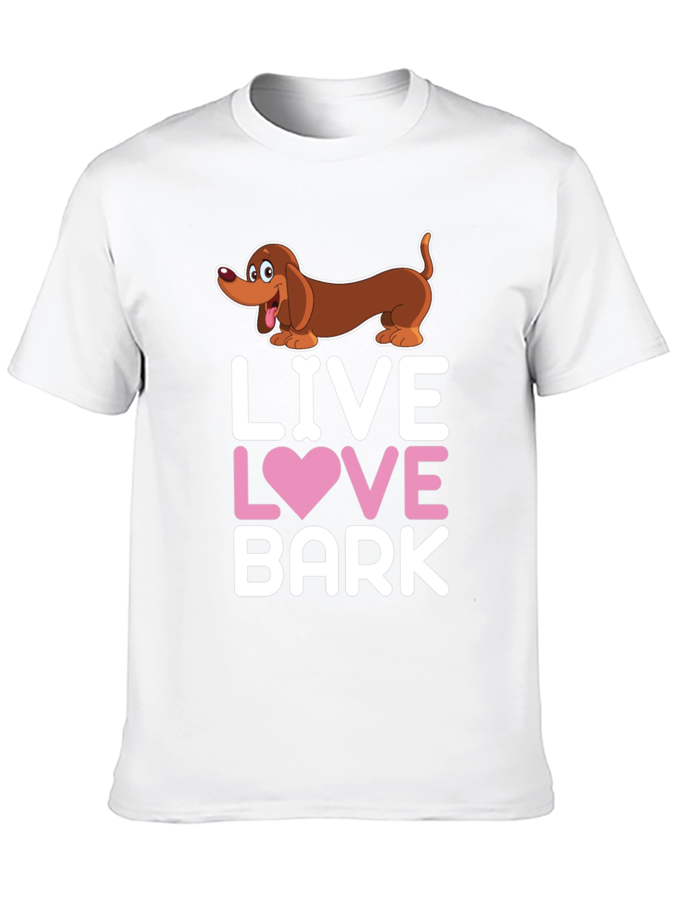Live Love Bark Dog T-Shirt