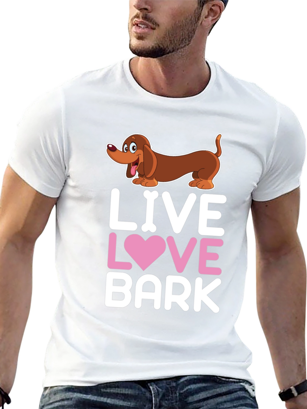 Live Love Bark Dog T-Shirt