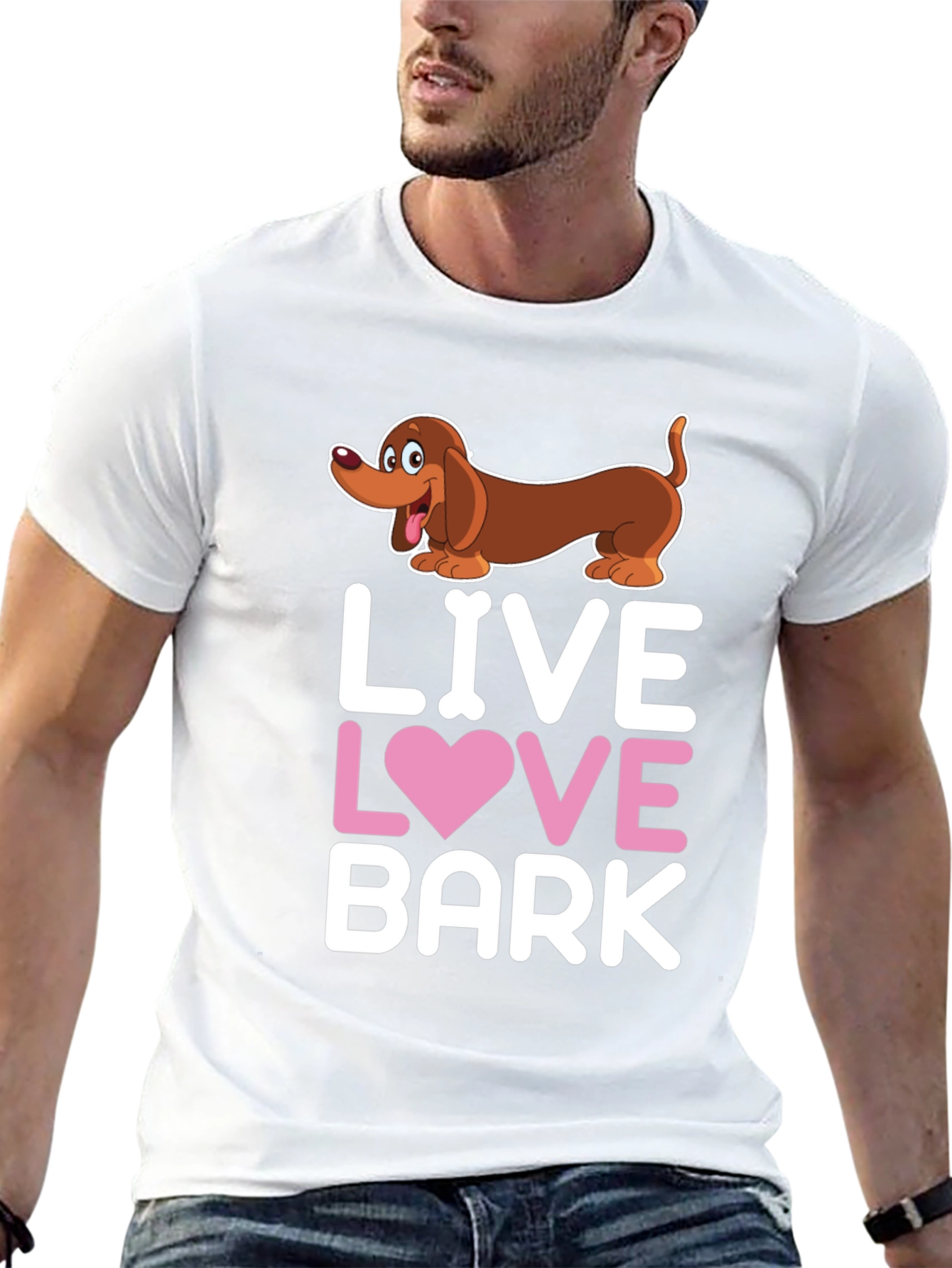 Live Love Bark Dog T-Shirt