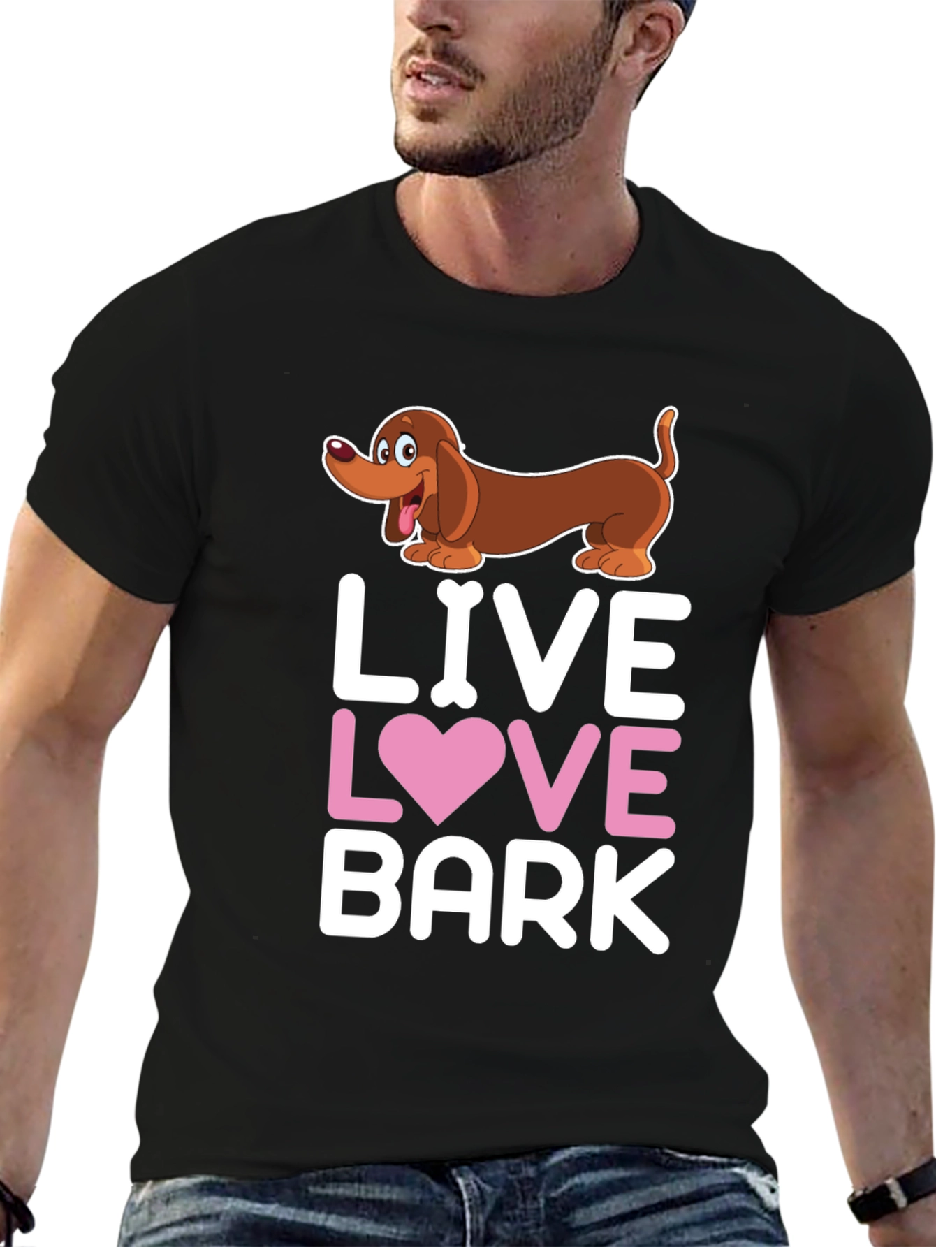 Live Love Bark Dog T-Shirt