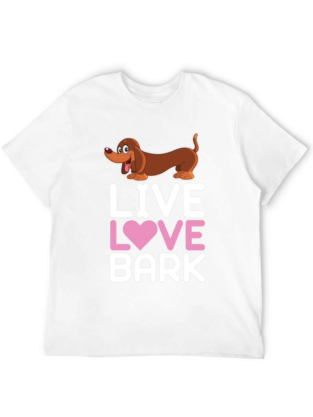 Live Love Bark Dog T-Shirt