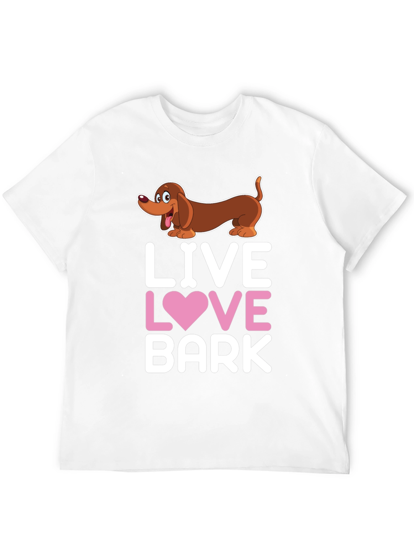 Live Love Bark Dog T-Shirt