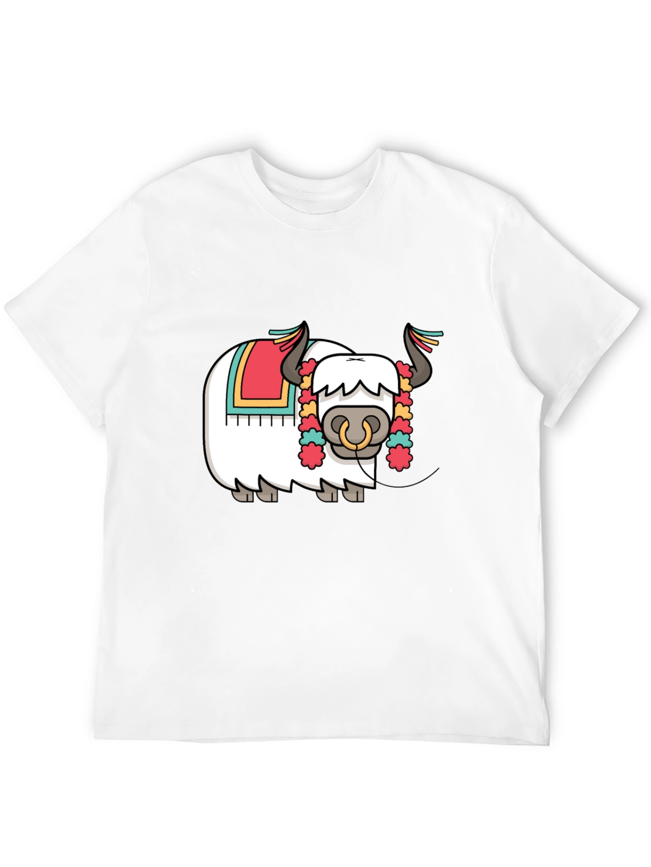 Yak Cartoon Graphic T-Shirt - Fun & Unique Design