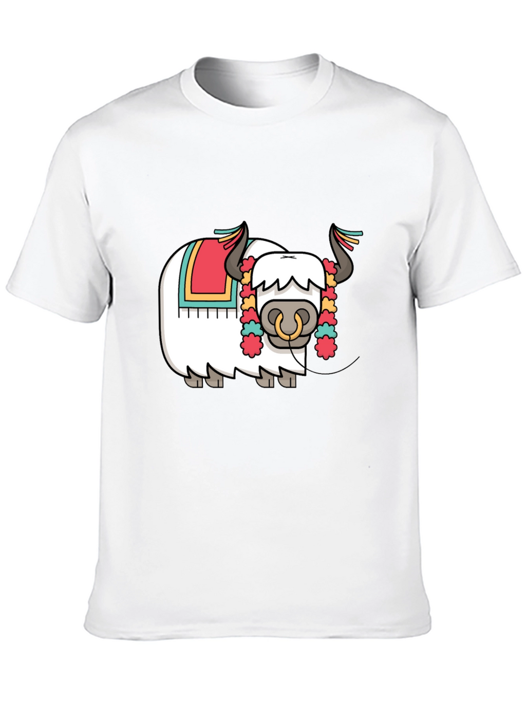 Yak Cartoon Graphic T-Shirt - Fun & Unique Design