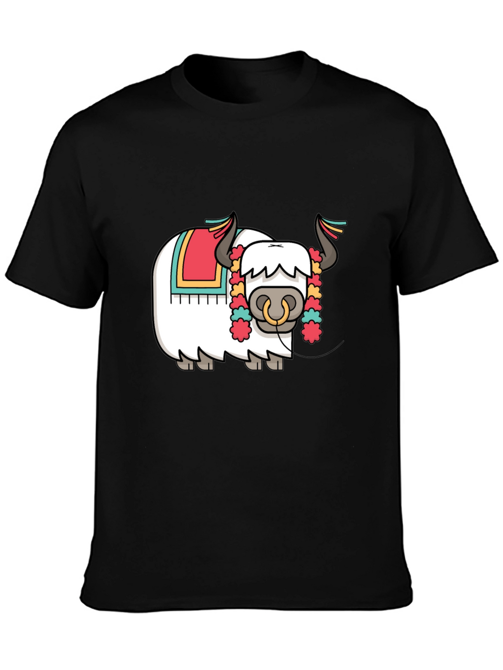 Yak Cartoon Graphic T-Shirt - Fun & Unique Design