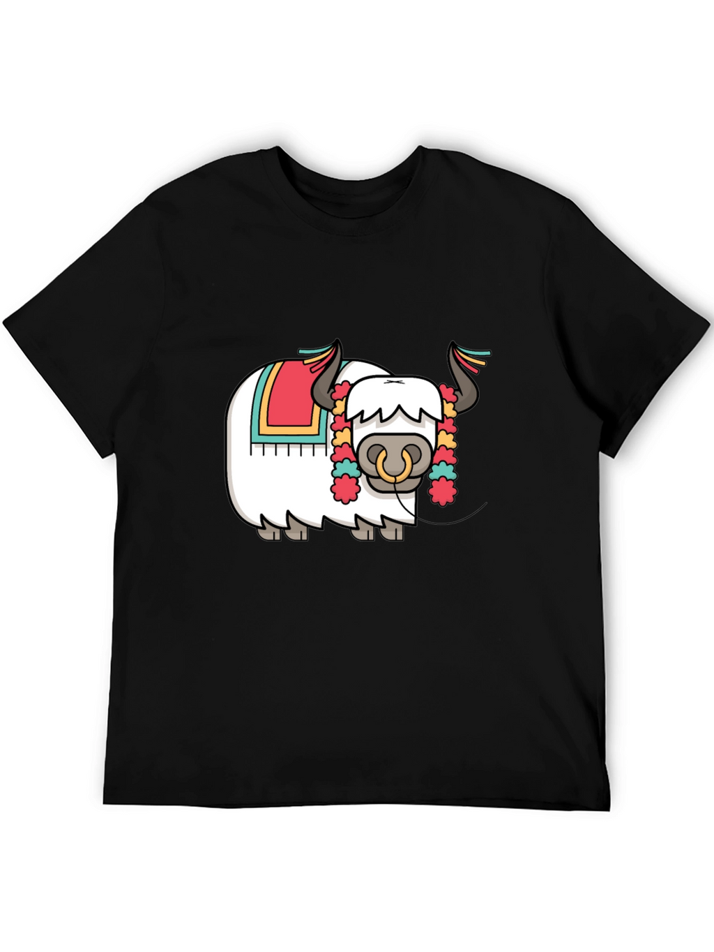 Yak Cartoon Graphic T-Shirt - Fun & Unique Design